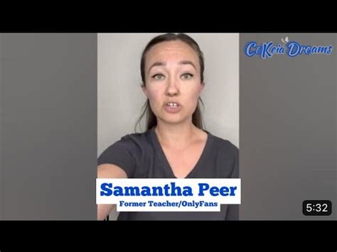 samantha peer onlyfans|Two Arizona teachers lose jobs after filming adult content in。